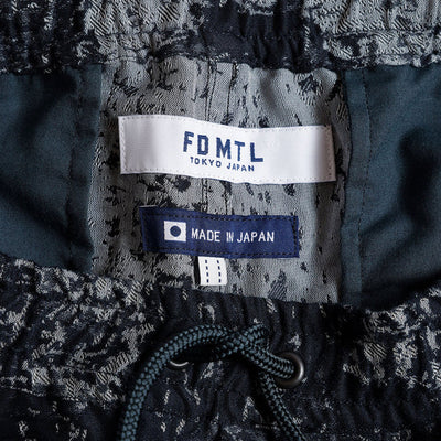 FDMTL | JACQUARD BORO PANTS { BLUE GREY