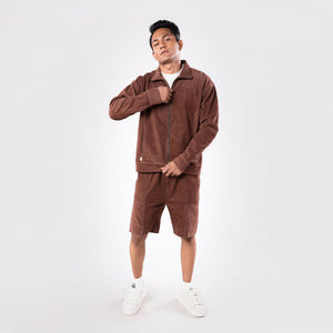 SUPERKICKS | CORDUROY SHORTS { MUD BROWN