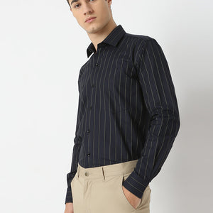 Herringbone Striped Shirt