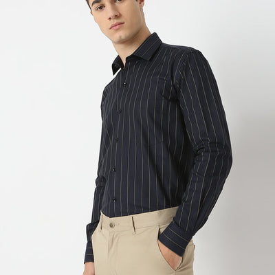 Herringbone Striped Shirt