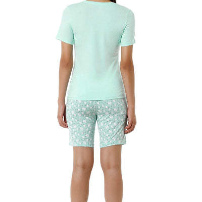 Scoop Neck Sleep Tee - Blue Light