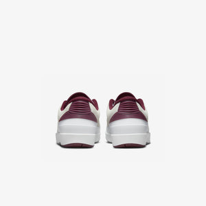 Jordan | AIR JORDAN 2 RETRO LOW  { WHITE/CHERRYWOOD RED-LT STEEL GREY