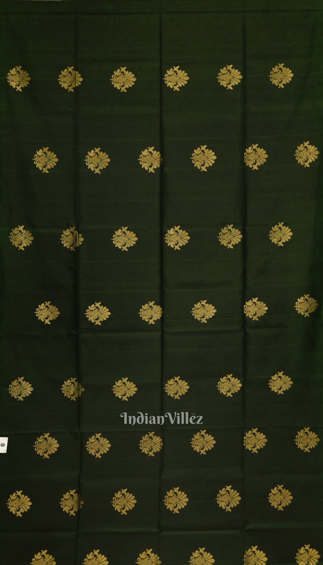 Deep Green Pure Kanjivaram Soft Silk Saree