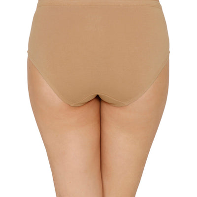 Inner Elastic Full Coverage Mid Rise Hipster Panty (Pack of 3)