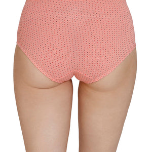 Inner Elastic Print Mid Rise Hipster Panties (Pack of 3)