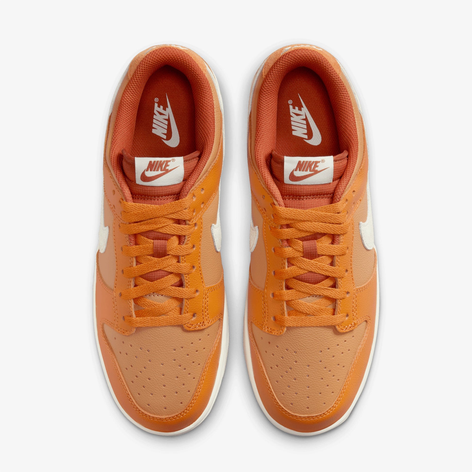 NIKE | DUNK LOW RETRO { MONARCH/LT OREWOOD BRN-FLAX-DARK RUSSET