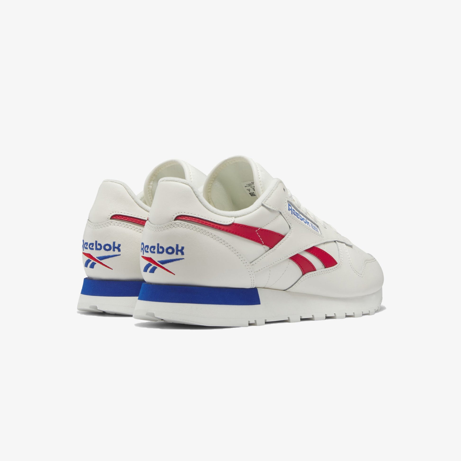 Reebok | CLASSIC LEATHER  { VECTOR RED/VECTOR BLUE/WHITE