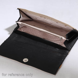 Brown - Madhubani Handpainted Jute Cotton Clutch