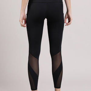 Energize Panelled Tights - Black