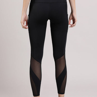 Energize Panelled Tights - Black