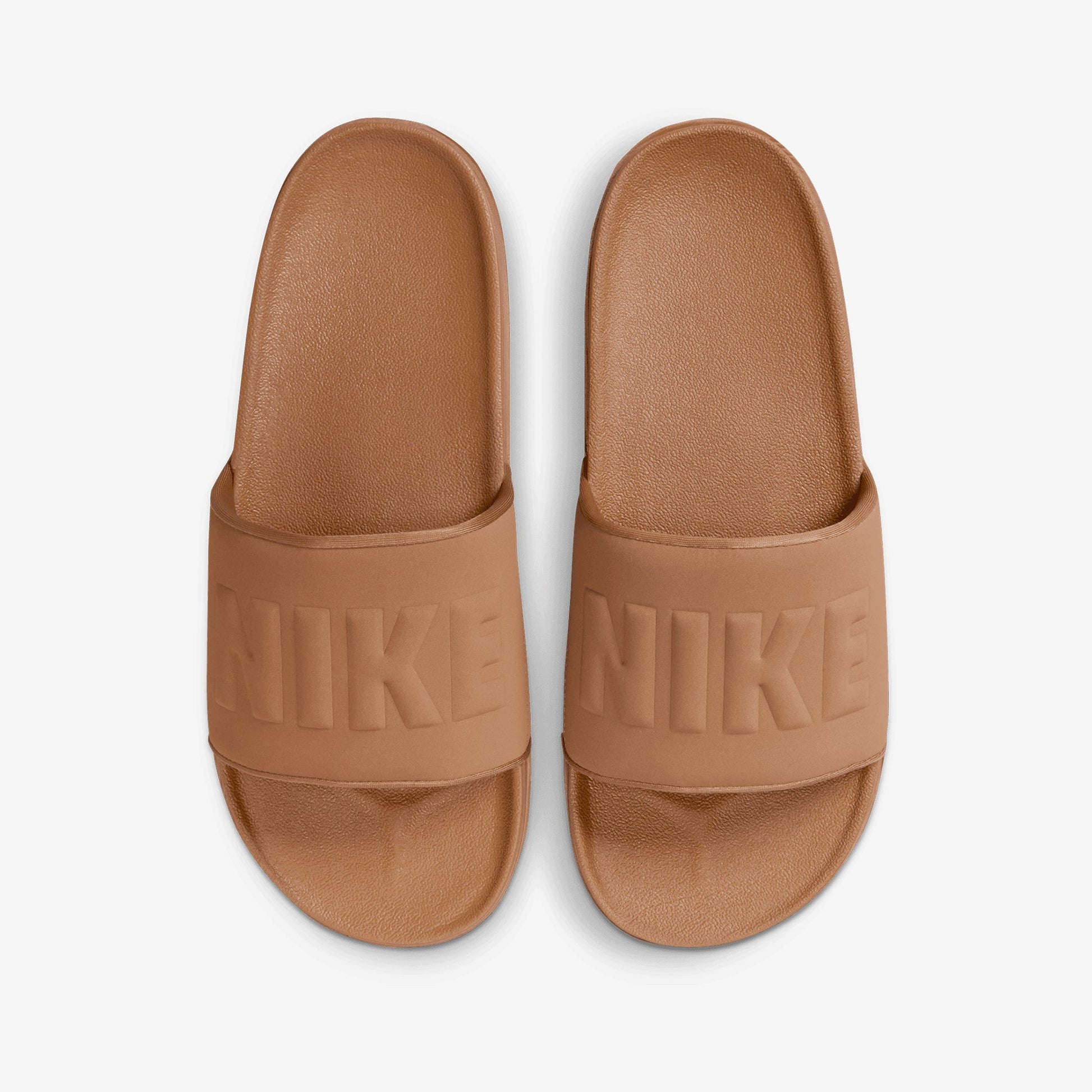 Nike | OFFCOURT SLIDES  { LT BRITISH TAN/LT BRITISH TAN