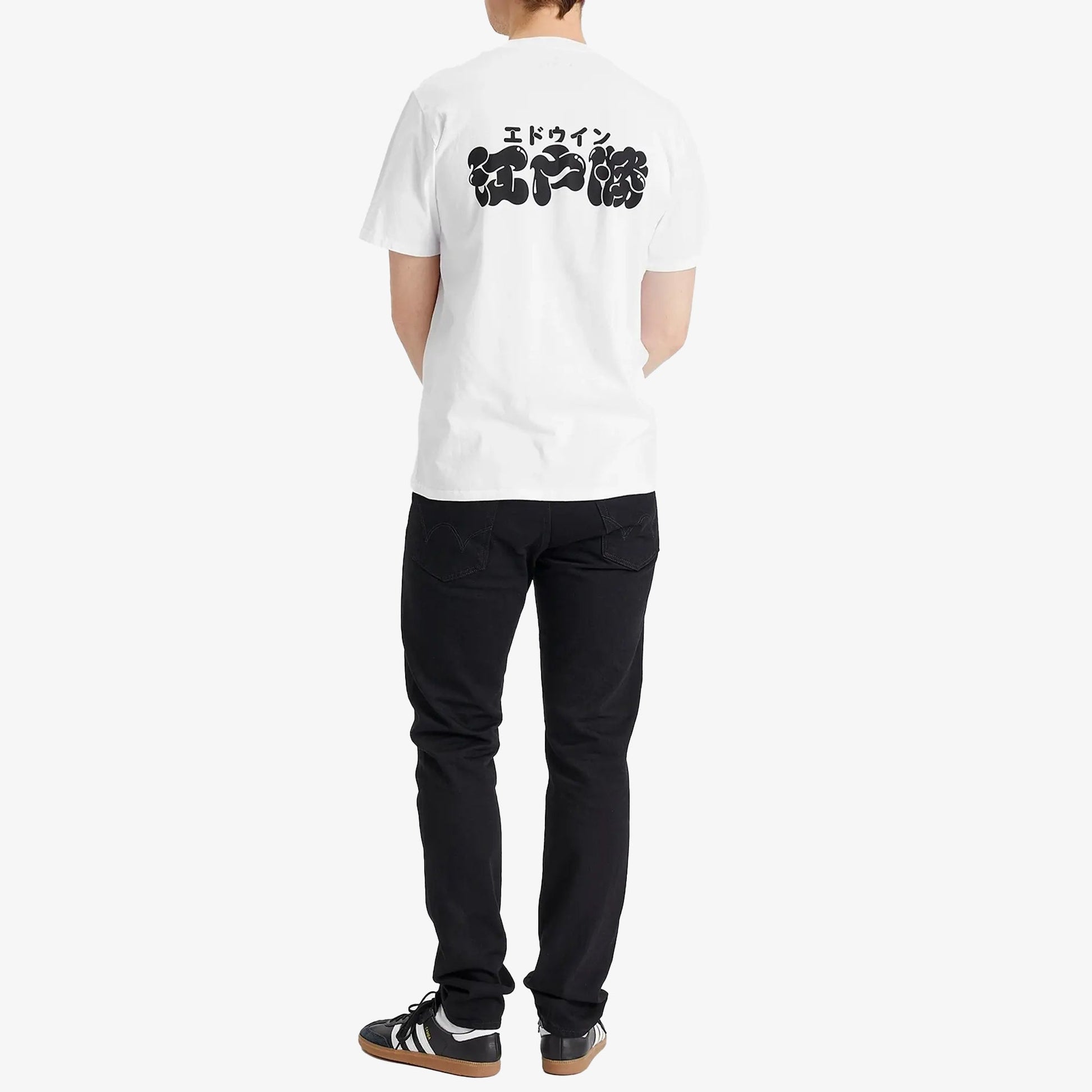 EDWIN | EDO WIN T-SHIRT { WHITE