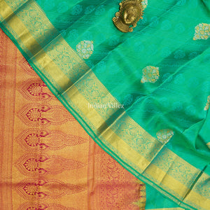Light Green Pure Kanjivaram Silk Saree