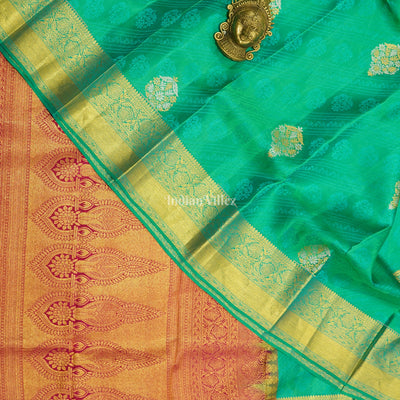 Light Green Pure Kanjivaram Silk Saree