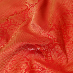 Red Pure Kanjivaram Silk Saree