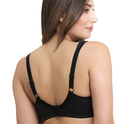 Contour Support Non-padded Wired Support Bra - Black