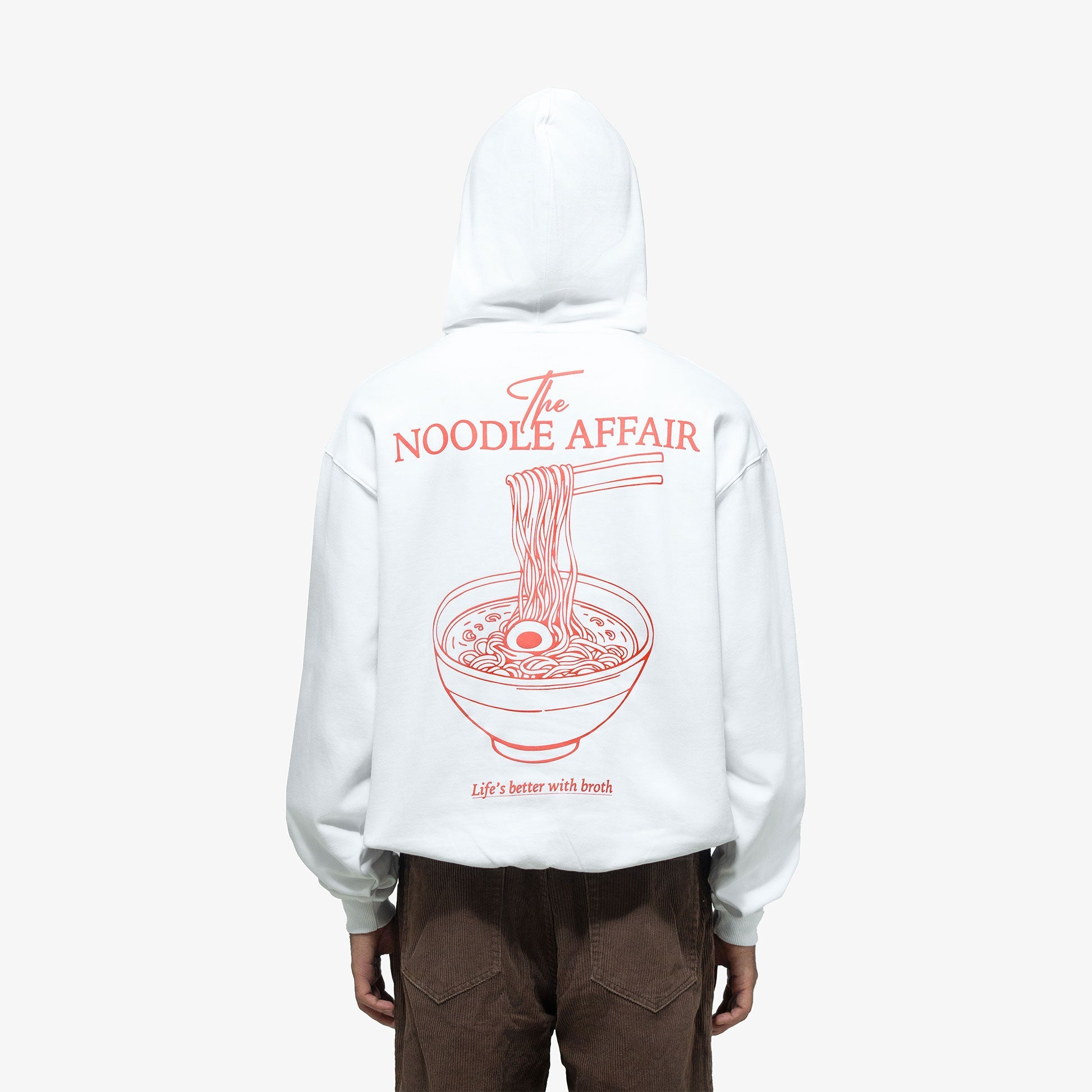 SUPERKICKS | THE NOODLE AFFAIR HOODIE { WHITE
