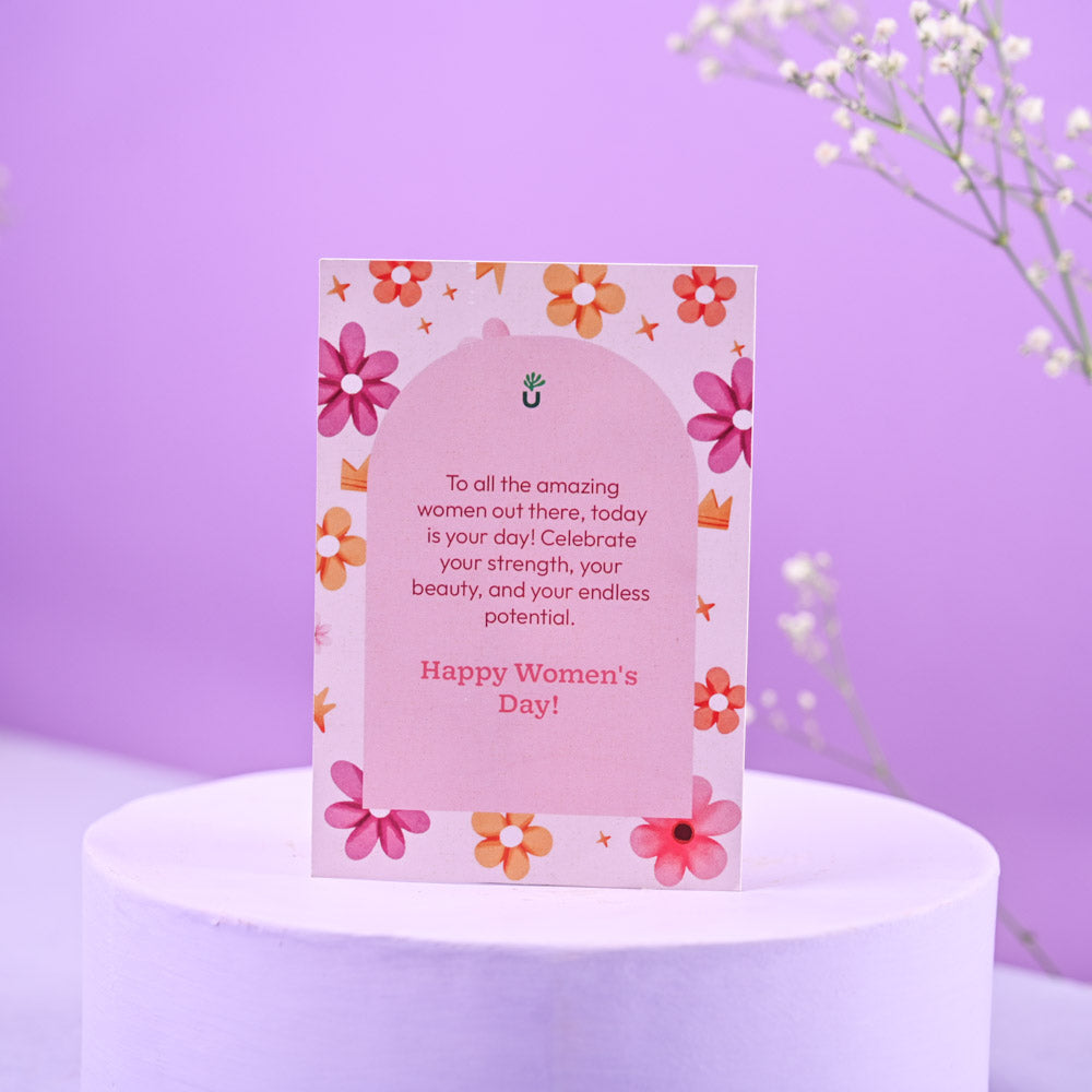 Money Plant N'joy in Ceramic Pot Women's Day Gift