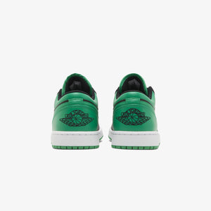 Jordan | AIR JORDAN 1 LOW  { BLACK/BLACK-LUCKY GREEN-WHITE