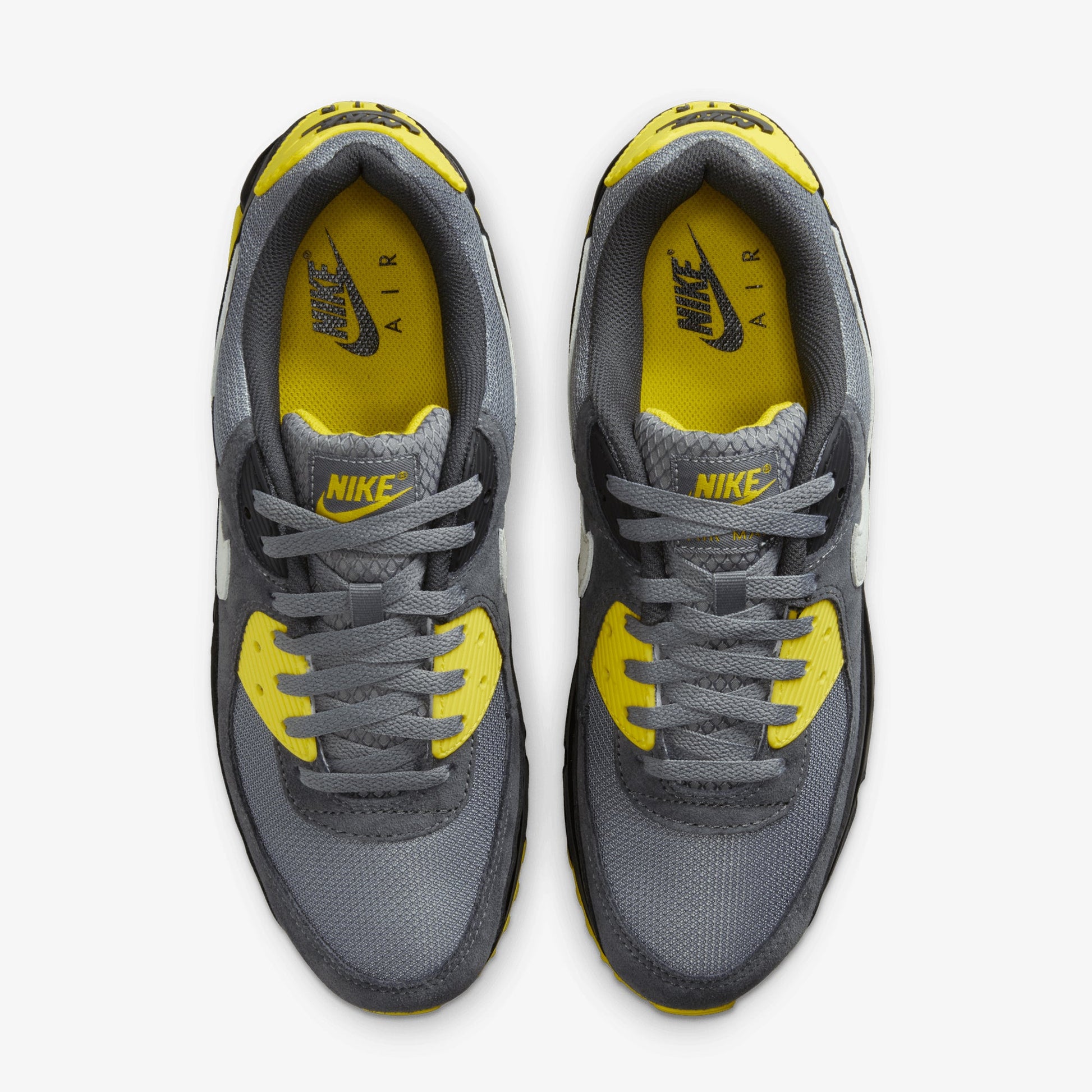 Nike | AIR MAX 90 { SMOKE GREY/LIGHT SILVER-LIGHTENING