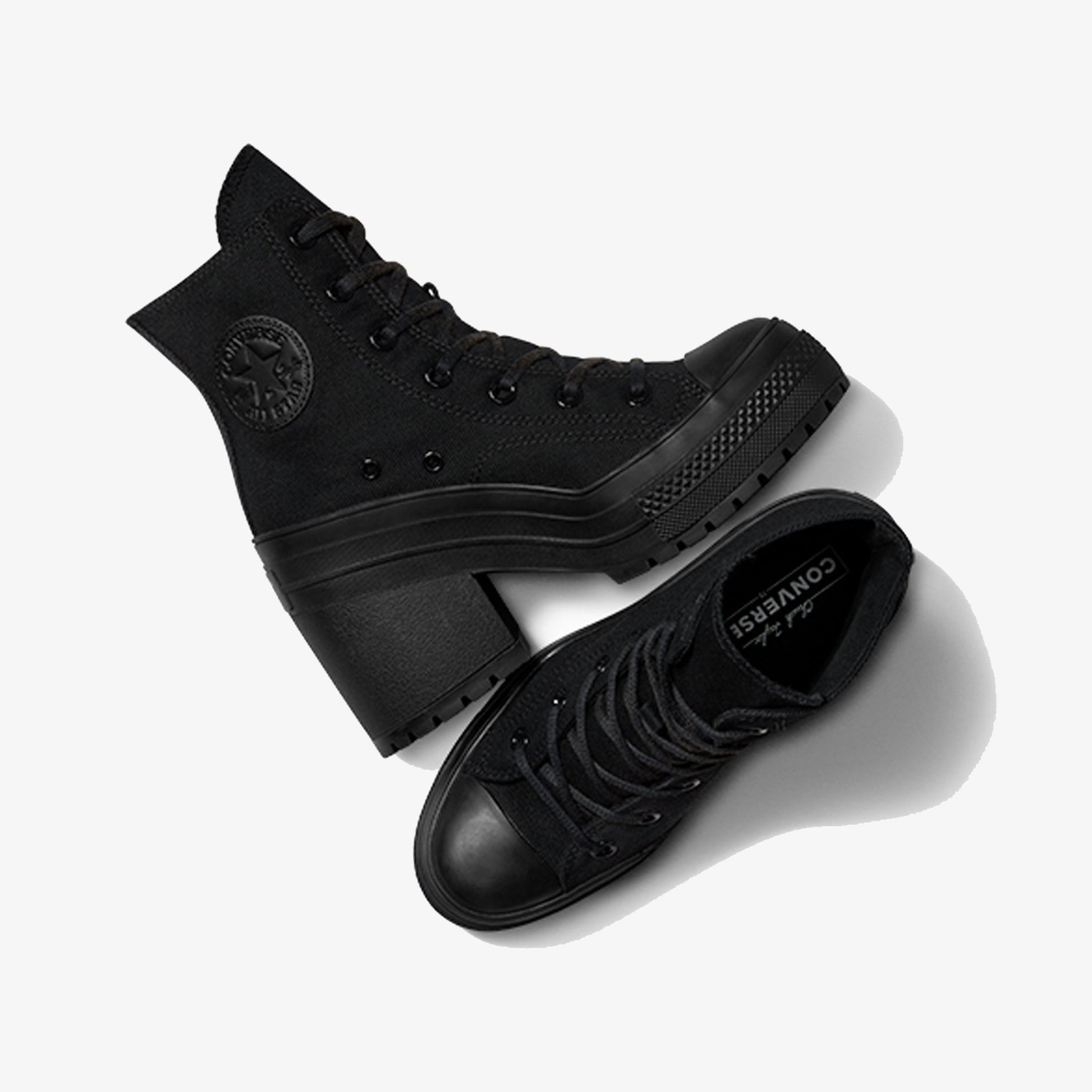 Converse | CHUCK 70 DE LUXE HEEL { BLACK/BLACK