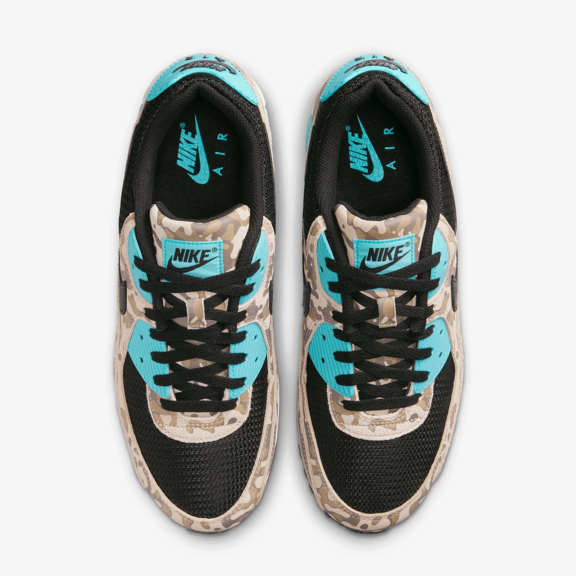 Nike | AIR MAX 90 { SANDDRIFT/BLACK-AURORA GREEN-KHAKI