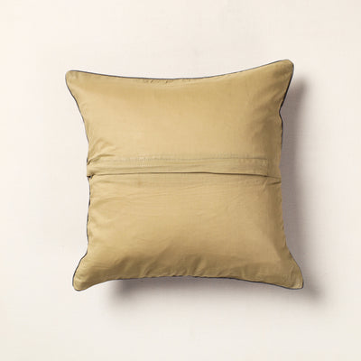 Brown - Pure Cotton Hand Batik Cushion Cover (18 x 18 in)