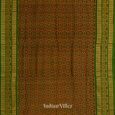 Multi Color Pure Sambalpuri Ikat Silk*Cotton (Bapta) Saree
