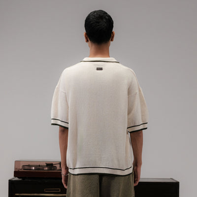 SUPERKICKS | POLO TEE { OFF WHITE