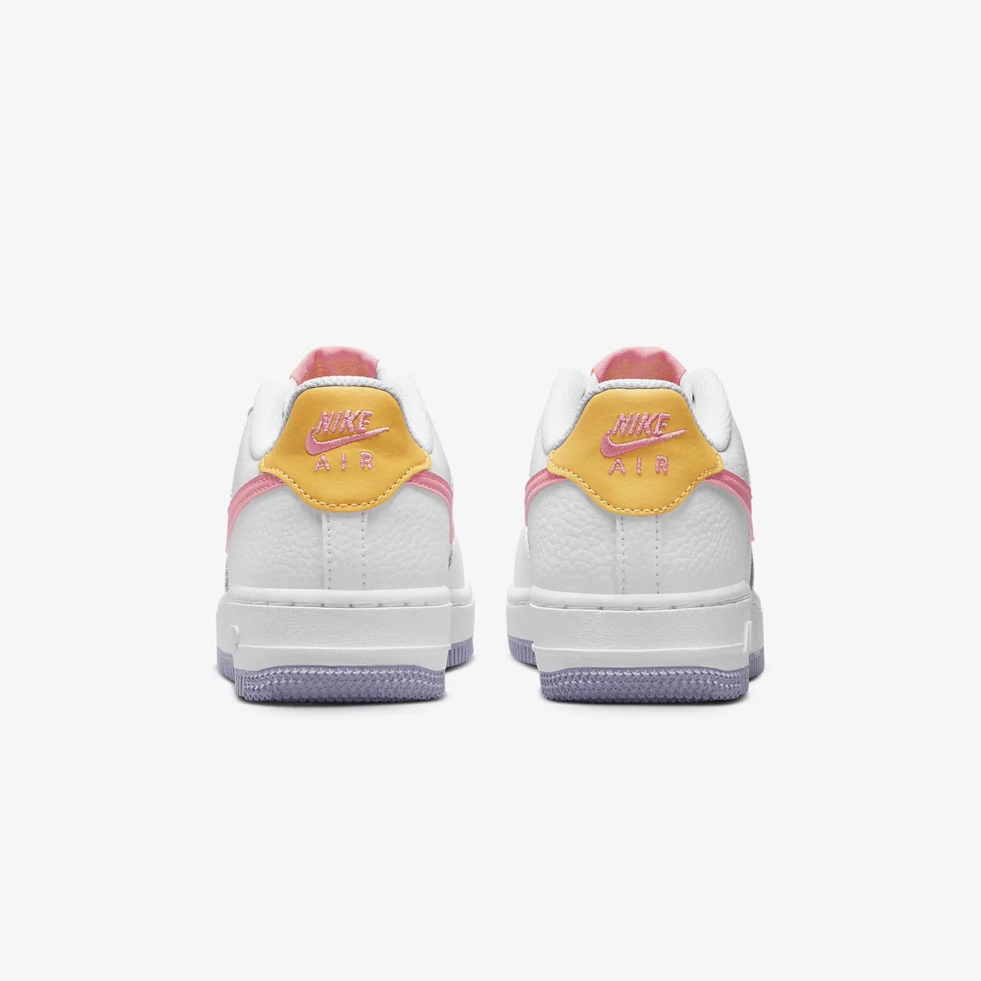 Nike | AIR FORCE 1  { WHITE/CORAL CHALK-LASER ORANGE