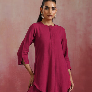 trueBrowns Magenta Cotton Co-ord set