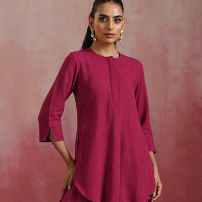 trueBrowns Magenta Cotton Co-ord set