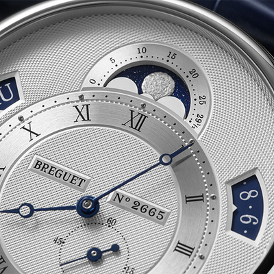 Breguet Classique Calendar Silver Dial Men 39 mm