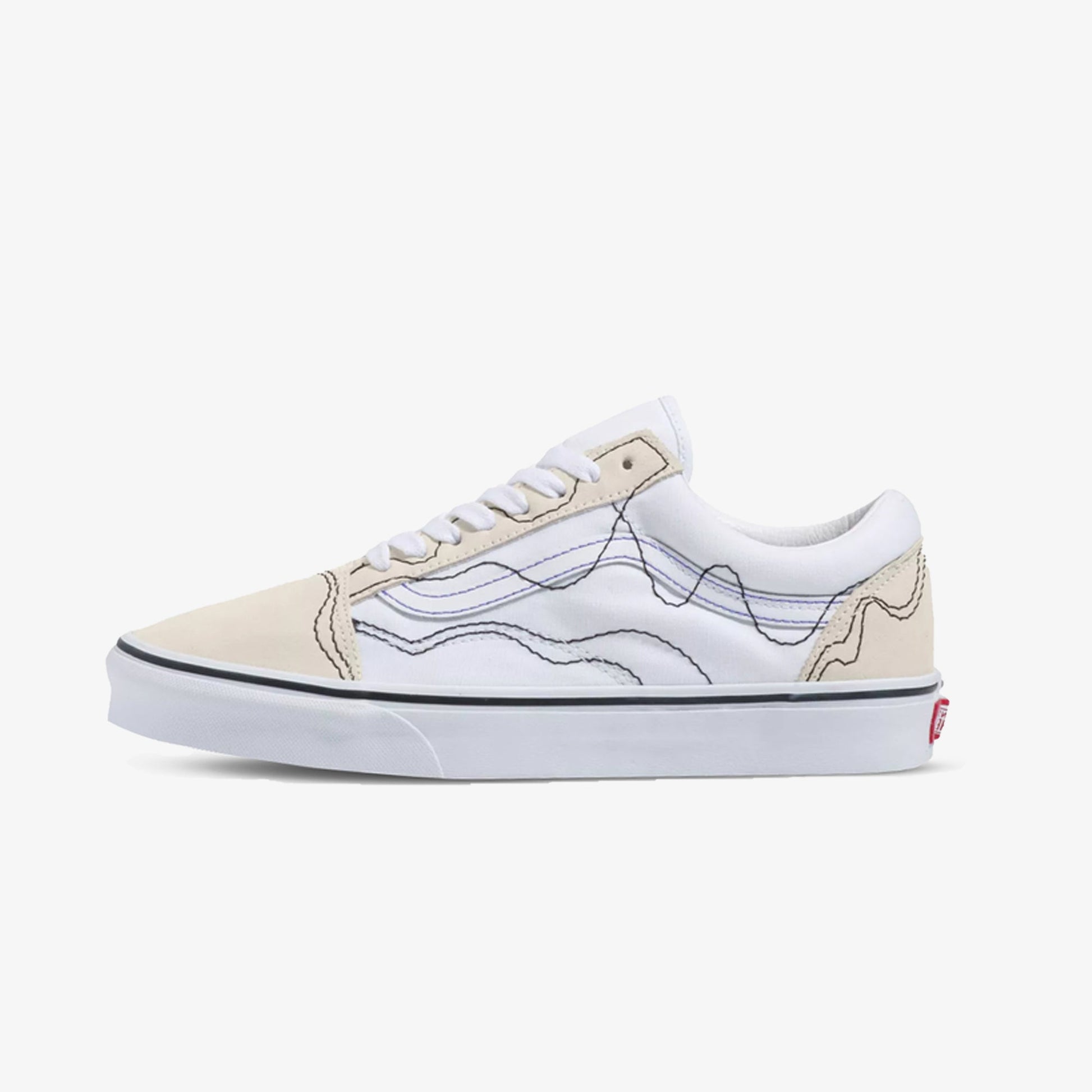 Vans | STITCH WARP OLD SKOOL  { TRUE WHITE/BLACK