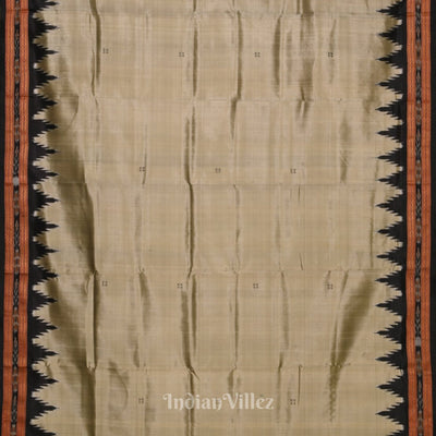 Cement Butta Design Odisha Handloom Silk Saree