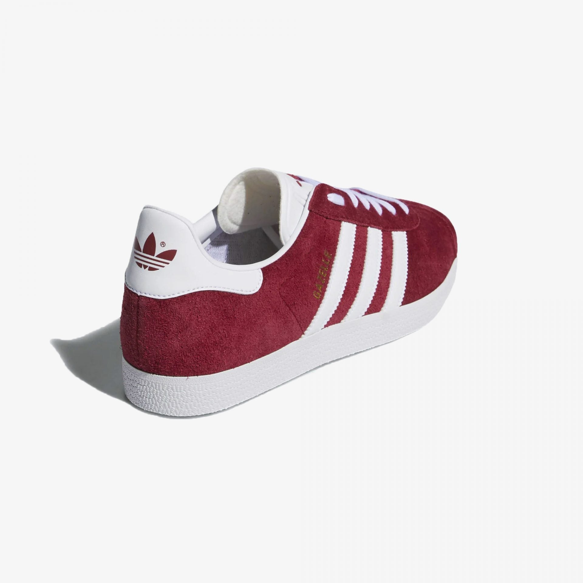 Adidas Originals | GAZELLE  { BURGANDY/CLOUD WHITE