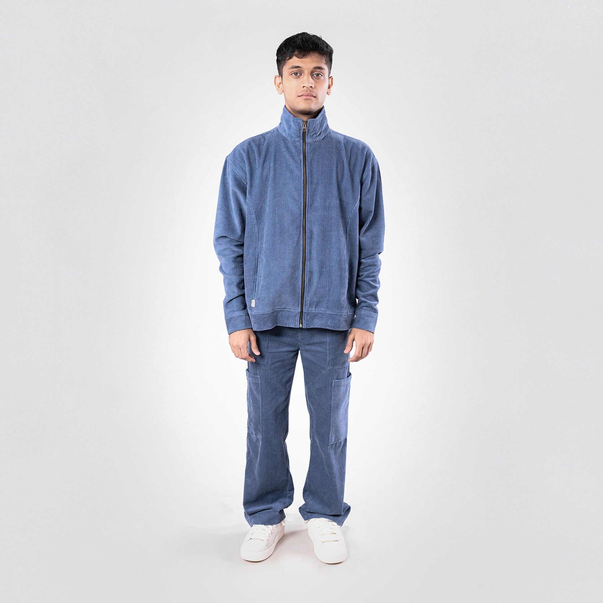 SUPERKICKS | CORDUROY JACKET { ESTATE BLUE