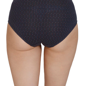 Inner Elastic Print Mid Rise Hipster Panties (Pack of 3)