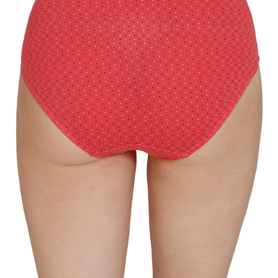 Inner Elastic Print Mid Rise Hipster Panties (Pack of 3)