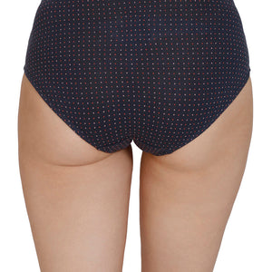 Inner Elastic Print Mid Rise Hipster Panties (Pack of 3)