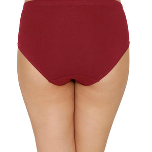 Inner Elastic Full Coverage Mid Rise Hipster Panty (Pack of 3)