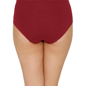 Inner Elastic Full Coverage Mid Rise Hipster Panty (Pack of 3)