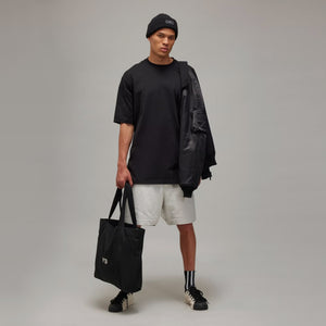 Y-3 |  BOXY SHORT SLEEVE TEE { BLACK