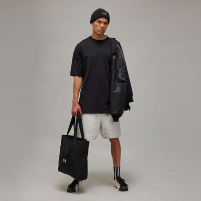 Y-3 |  BOXY SHORT SLEEVE TEE { BLACK