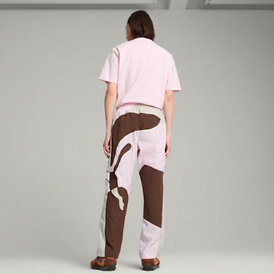 PUMA | x KIDSUPER CELLERATOR RELAXED FIT PANTS { BROWN