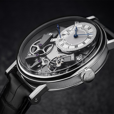 Breguet Tradition 7097 Skeleton Dial Black 40 MM Watch for Men