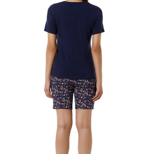 V-Neck Sleep Tee - Ocean Cavern