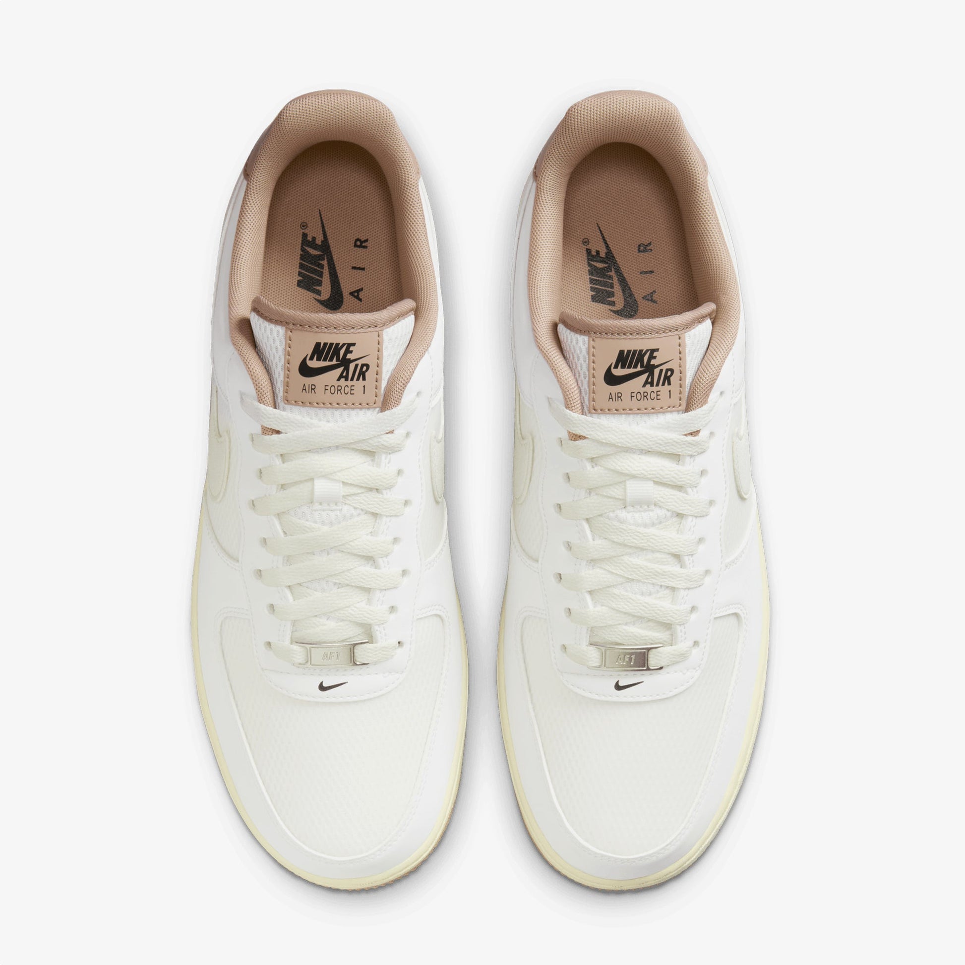 NIKE | AIR FORCE 1'07 LV8 { SUMMIT WHITE/SUMMIT WHITE-KHAKI