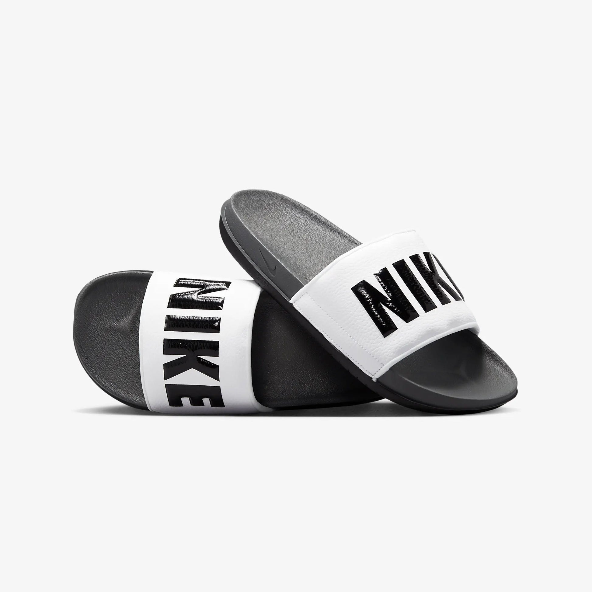 Nike | OFFCOURT  { DARK GREY/BLACK-WHITE