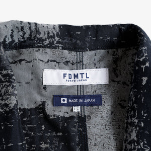FDMTL | BORO HAORI JACKET { BLUE/GREY
